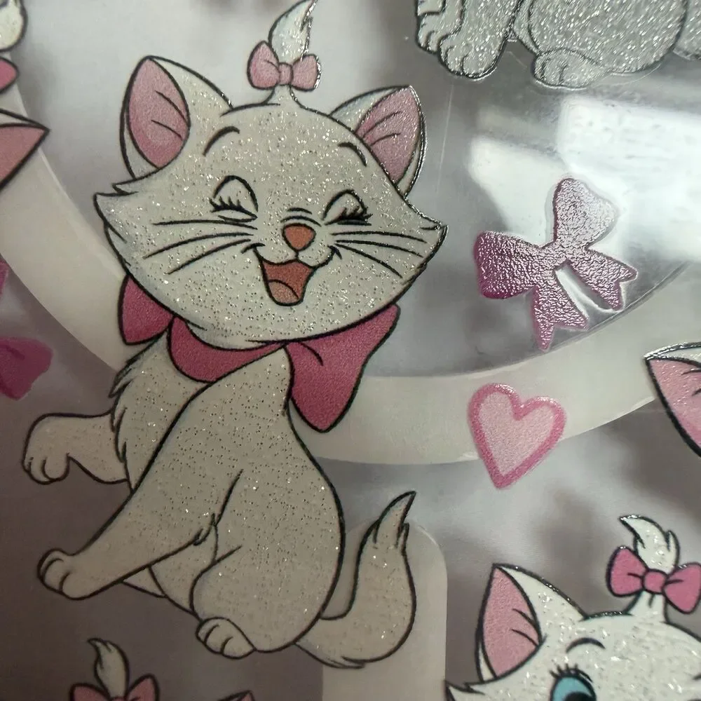 Disney Aristocats Glitter Marie MagSafe Case And Charm iPhone 15 Pro Max New